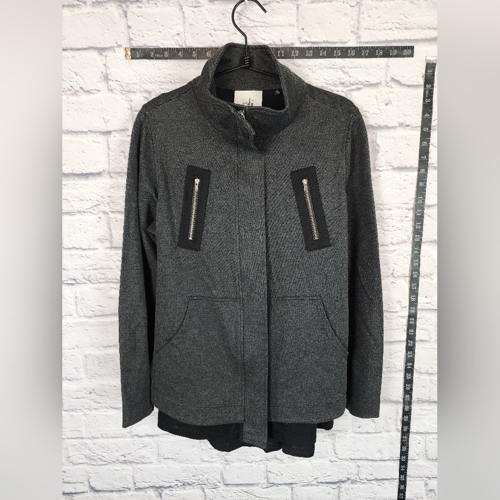 Cabi gray and black comtemporary and functional jacket Size Small